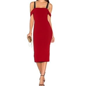 Cinq a sept red Nova dress. Size 12.